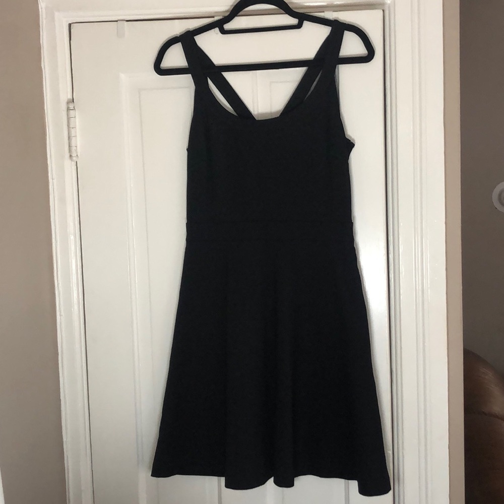 Banana Republic Strappy Black Dress